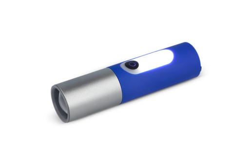 Rechargeable 10 W LED Flashlight with Zoom function 300 lm Aztec blue