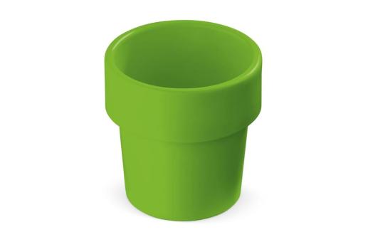 Hot-but-cool cup with cherrytomato Light green