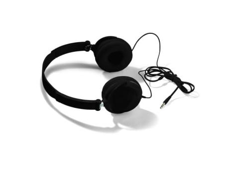On-ear headphone rotatable Black