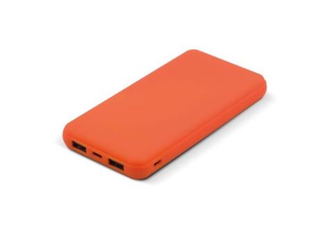Powerbank „Elite“ Softtouch-Edition 8.000mAh Orange