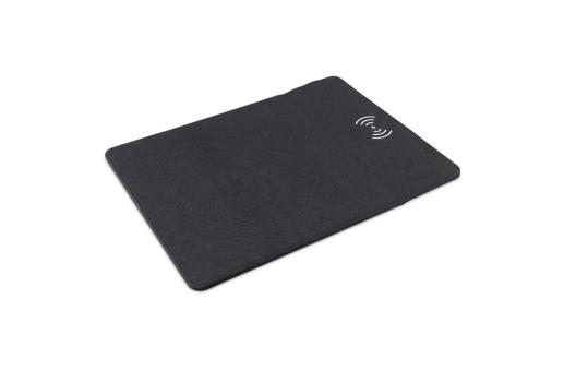 Mousepad inkl. kabelloser Ladestation ( 5W ) Schwarz