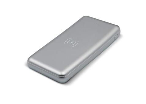 Powerbank Elite with wireless charger 8.000mAh 5W Silver