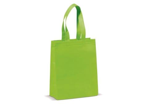 Carrier bag laminated non-woven small 105g/m² Light green