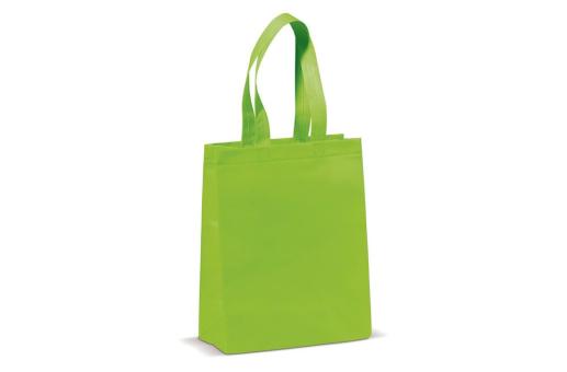 Carrier bag laminated non-woven small 105g/m² Light green