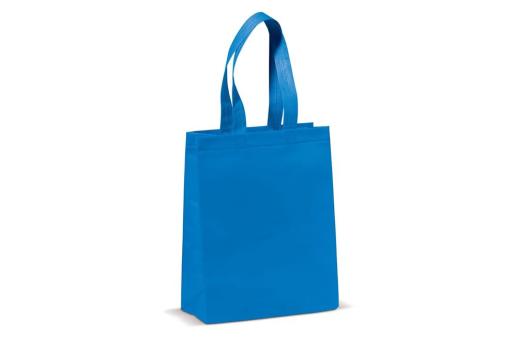 Carrier bag laminated non-woven small 105g/m² Aztec blue