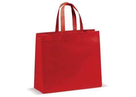 Carrier bag laminated non-woven large 105g/m² Red
