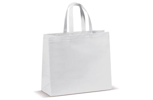 Laminierte Non Woven Tasche 105g/m² Weiß