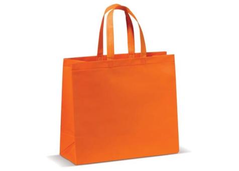 Carrier bag laminated non-woven large 105g/m² Orange