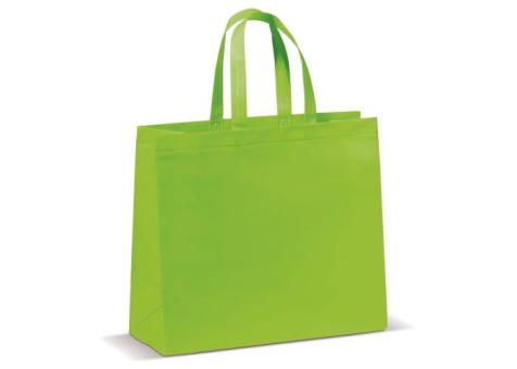 Carrier bag laminated non-woven large 105g/m² Light green