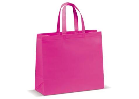 Carrier bag laminated non-woven large 105g/m² Pink