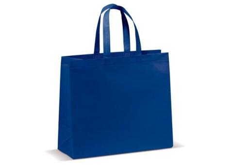 Carrier bag laminated non-woven large 105g/m² Dark blue