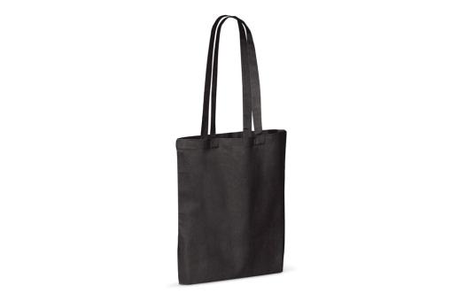 Umhängetasche Baumwolle OEKO-TEX® 140g/m² 38x42cm Schwarz