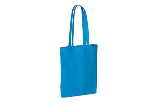 Umhängetasche Baumwolle OEKO-TEX® 140g/m² 38x42cm Hellblau