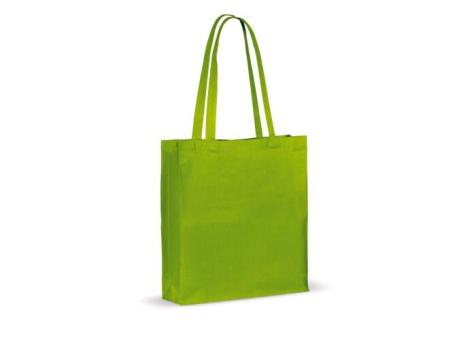 Shoulder bag cotton OEKO-TEX® 140g/m² 38x10x42cm Light green