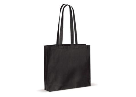 Shoulder bag cotton OEKO-TEX® 140g/m² 40x10x35cm Black