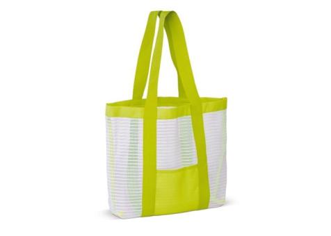 Strandtasche Weiß/grün