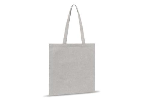 Shopping bag recycled cotton 38x42cm Light grey