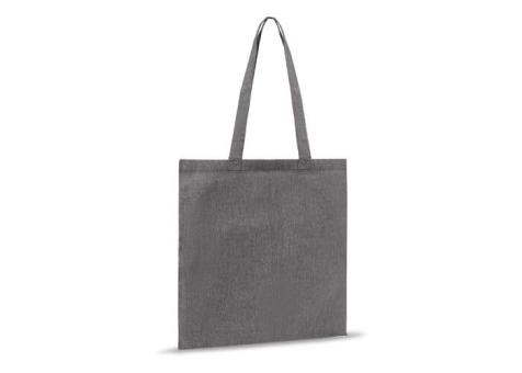 Einkaufstasche aus recycelter Baumwolle 38x42cm Grau
