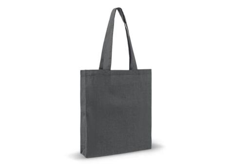 Einkaufstasche aus recycelter Baumwolle 38x42x10cm Grau