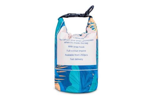Custom made waterproof bag 2,5L IPX6 Transparent white