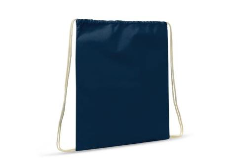 Drawstring bag cotton OEKO-TEX® 140g/m² 35x45cm Dark blue