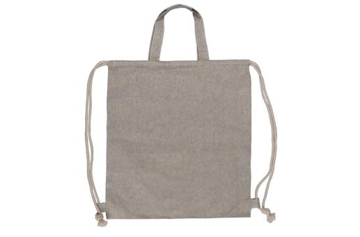 Drawstring bag recycled cotton 38x42cm 