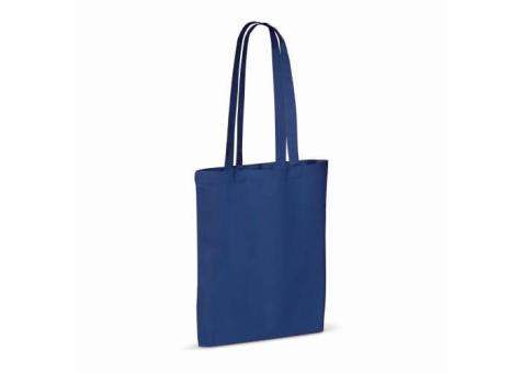 Tasche aus recycelter Baumwolle 140g/m² 38x42cm Blau