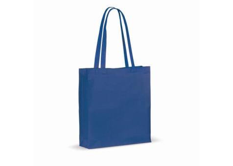 Tasche aus recycelter Baumwolle 140g/m² 38x10x42cm Blau