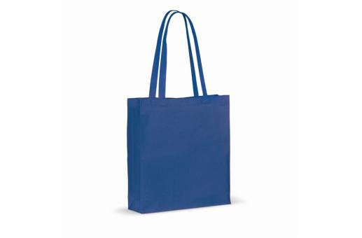 Tasche aus recycelter Baumwolle 140g/m² 38x10x42cm Blau