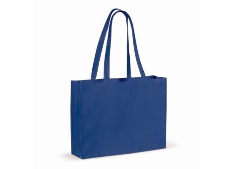 Tasche aus recycelter Baumwolle 140g/m² 49x14x37cm Blau