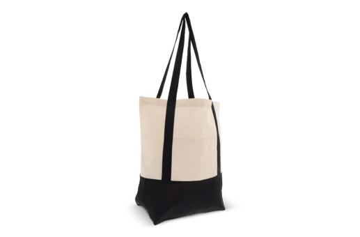 Shopping bag OEKO-TEX® cotton 140g/m² 40x10x35cm Black