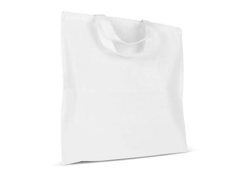 Shopping bag OEKO-TEX® color short 140g/m² 38x42 cm White