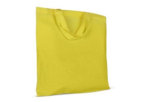 Shopping bag OEKO-TEX® color short 140g/m² 38x42 cm Yellow