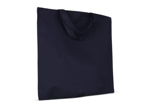 Shopping bag OEKO-TEX® color short 140g/m² 38x42 cm Dark blue