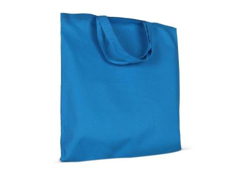 Shopping bag OEKO-TEX® color short 140g/m² 38x42 cm Aztec blue