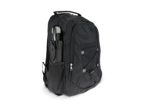 Backpack with drawcord detail R-PET 25L Black