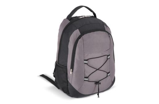 Backpack with drawcord detail R-PET 25L Convoy grey