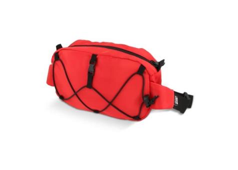 Crossbody bag R-PET with drawcord Red
