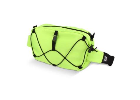 Crossbody bag R-PET with drawcord Light green