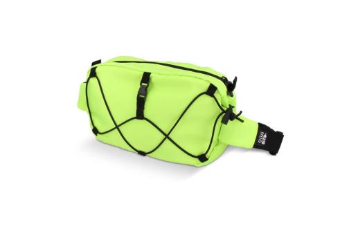 Crossbody bag R-PET with drawcord Light green