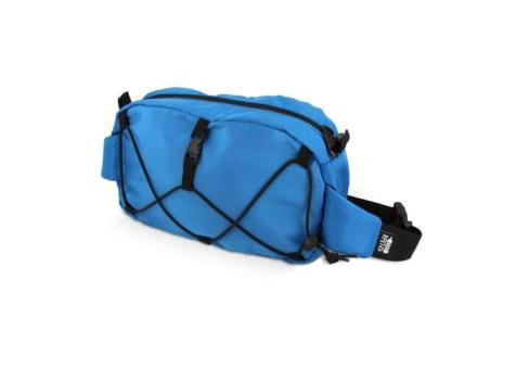 Crossbody bag R-PET with drawcord Aztec blue