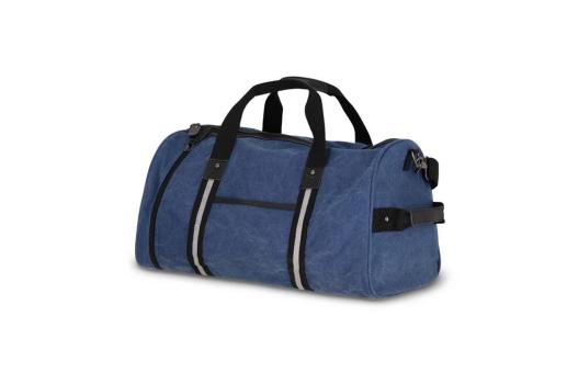 Seesack aus recyceltem Baumwoll-Canvas Harper Dunkelblau