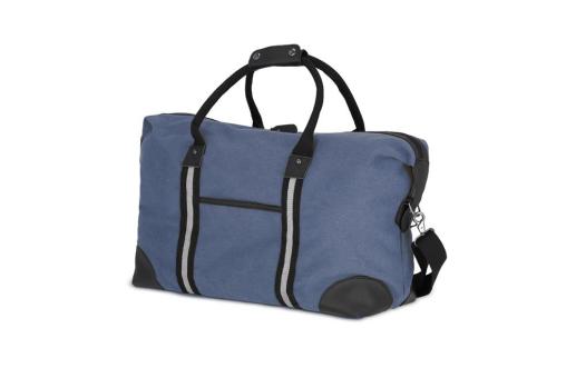 Weekender-Tasche aus recyceltem Baumwoll-Canvas Harper Dunkelblau