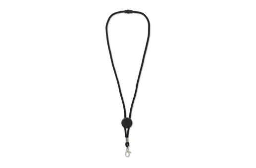 Paracord Lanyard Schwarz