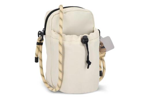 Crossbody Flaschenhalter-Tasche mit Paracord-Gurt Beige