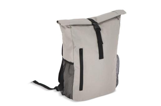 R-PET 600D Rolltop bicycle backpack 20L Convoy grey