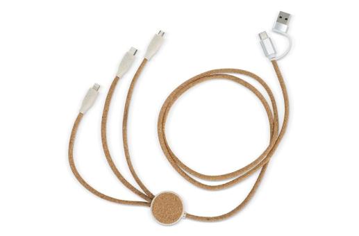 FSC cork 3 in 1 PD charging & data cable Combination