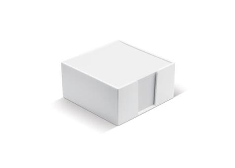 Zettelbox 10x10x5cm Weiß