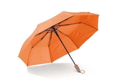 Zusammenfaltbarer 22” Regenschirm mit automatischer Öffnung Orange