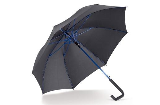 Stick umbrella 23” auto open Black/blue